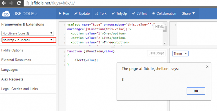 script javascript html
