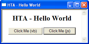 hello world html5 example